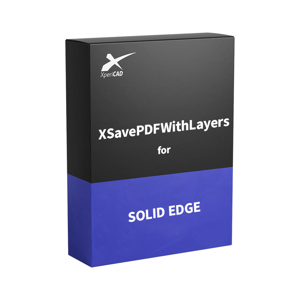 XSavePDFWithLayers for Solid Edge